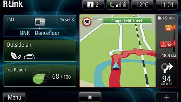 Cartographie TomTom - Renault Connect