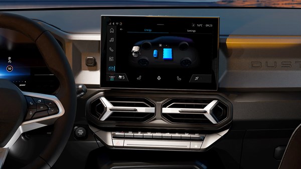 Renault Duster - accéder aux caractéristiques de E‑Tech full hybrid