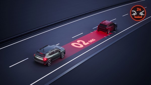 distance warning - Renault Duster