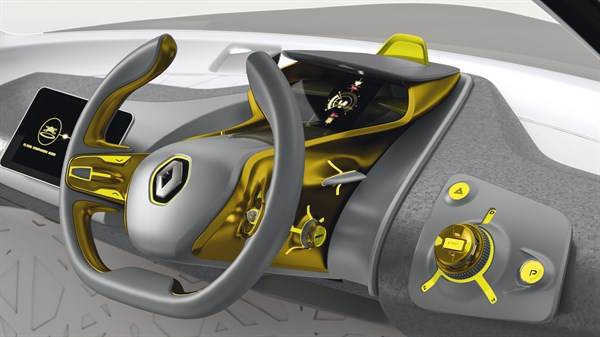 Renault KWID Concept - zoom tableau de bord