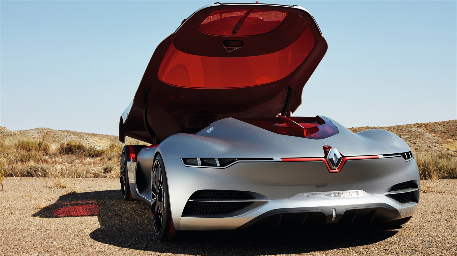 Renault TREZOR Concept - véhicule ouvert - vue arrière