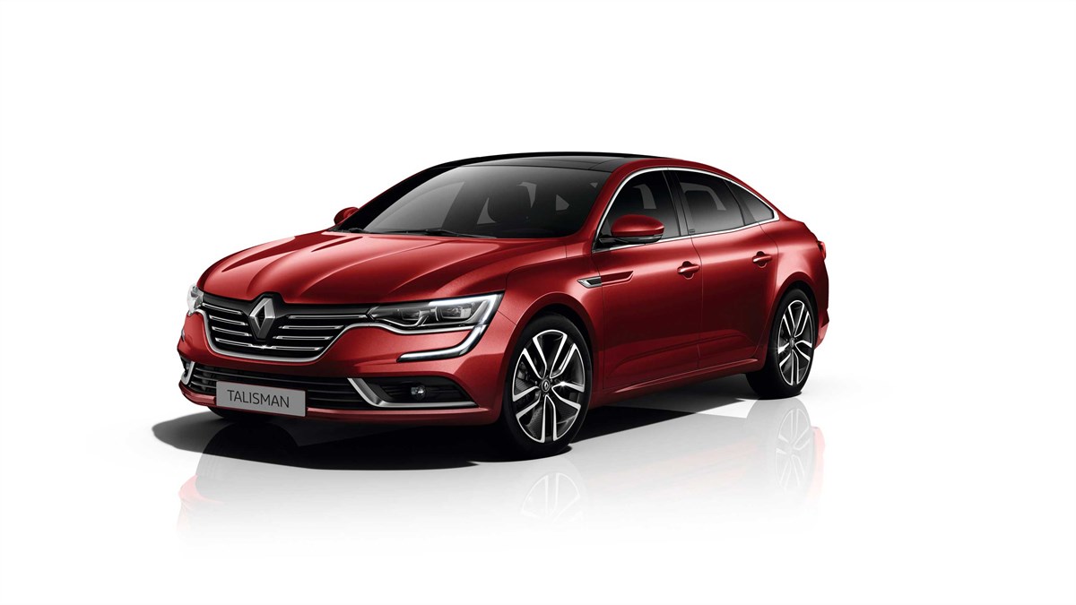 Renault TALISMAN - Véhicule rouge sur fond blanc