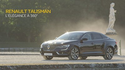 Renault TALISMAN - Voiture devant une statue