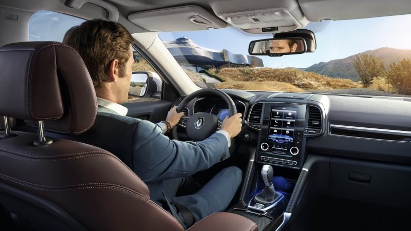 Vue intérieur Renault Koleos